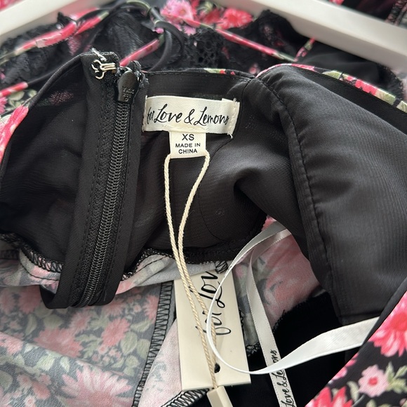 NEW For Love and Lemons Rosalyn Mini Dress - Picture 9 of 9